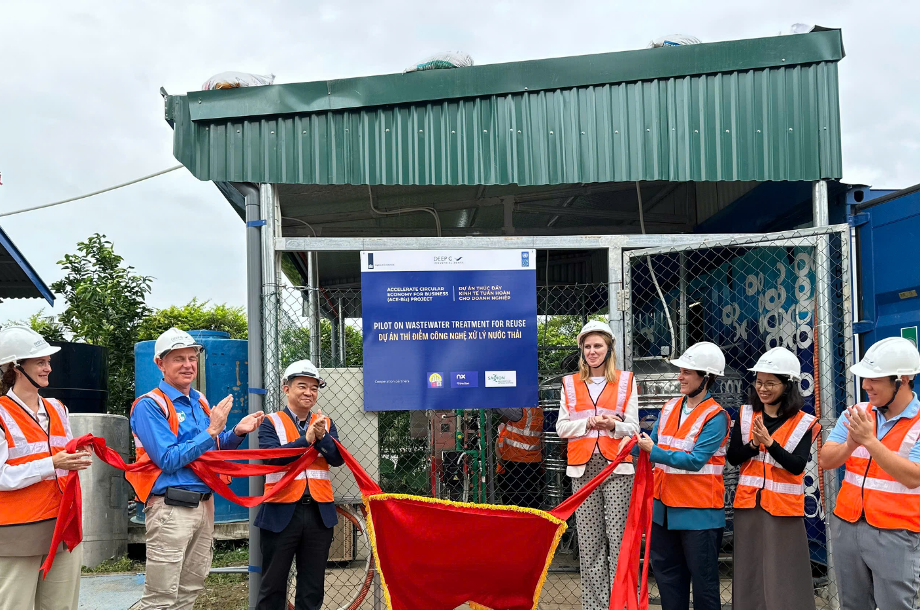 Pilot project on industrial wastewater reuse launched